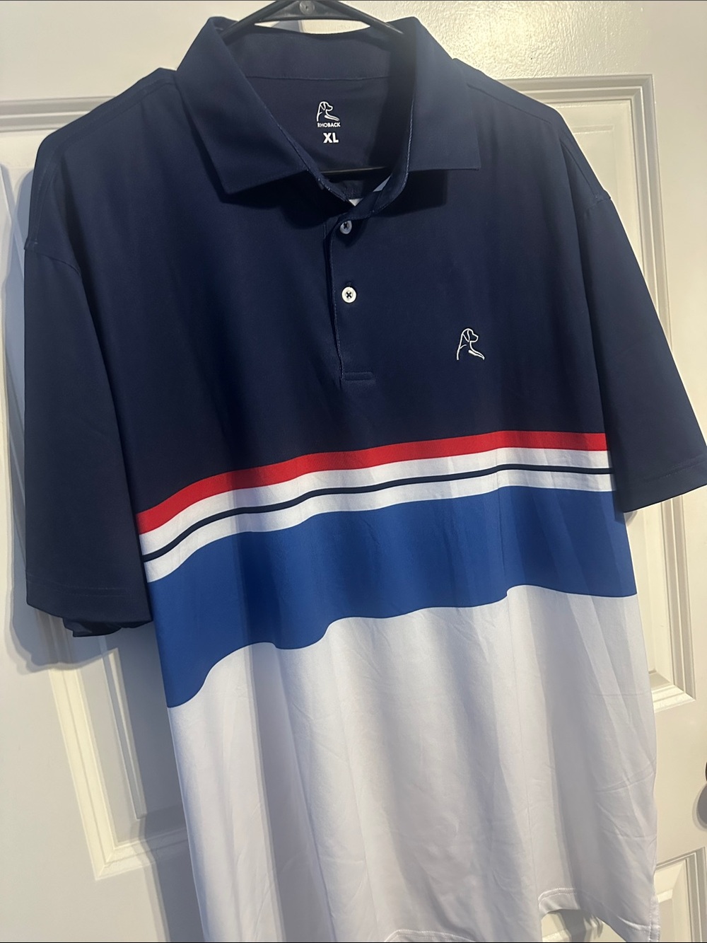 EUC Rhoback Men’s Striped American Polo XL - Picture 2 of 6